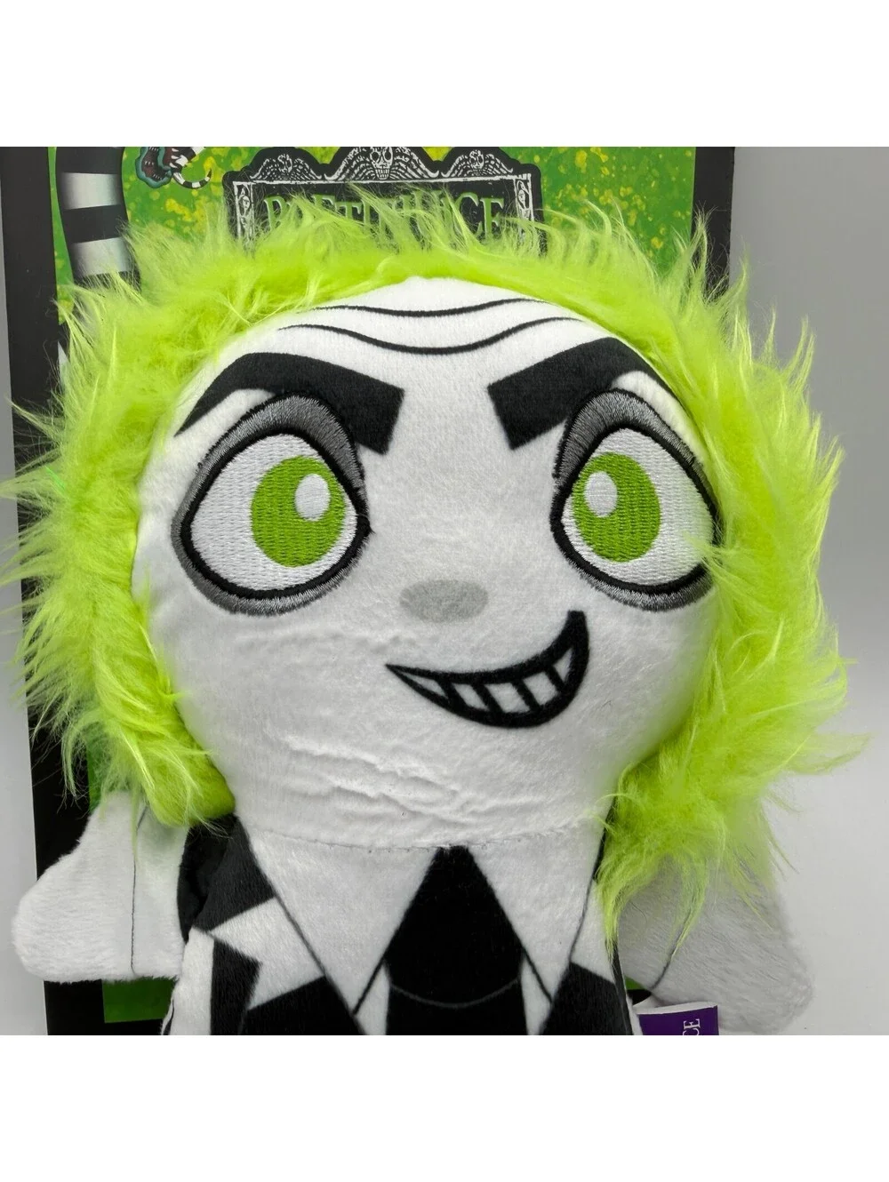 Beetlejuice Plush Squeaker Dog Toy Warner Bros Halloween Horror Chew Toy 9